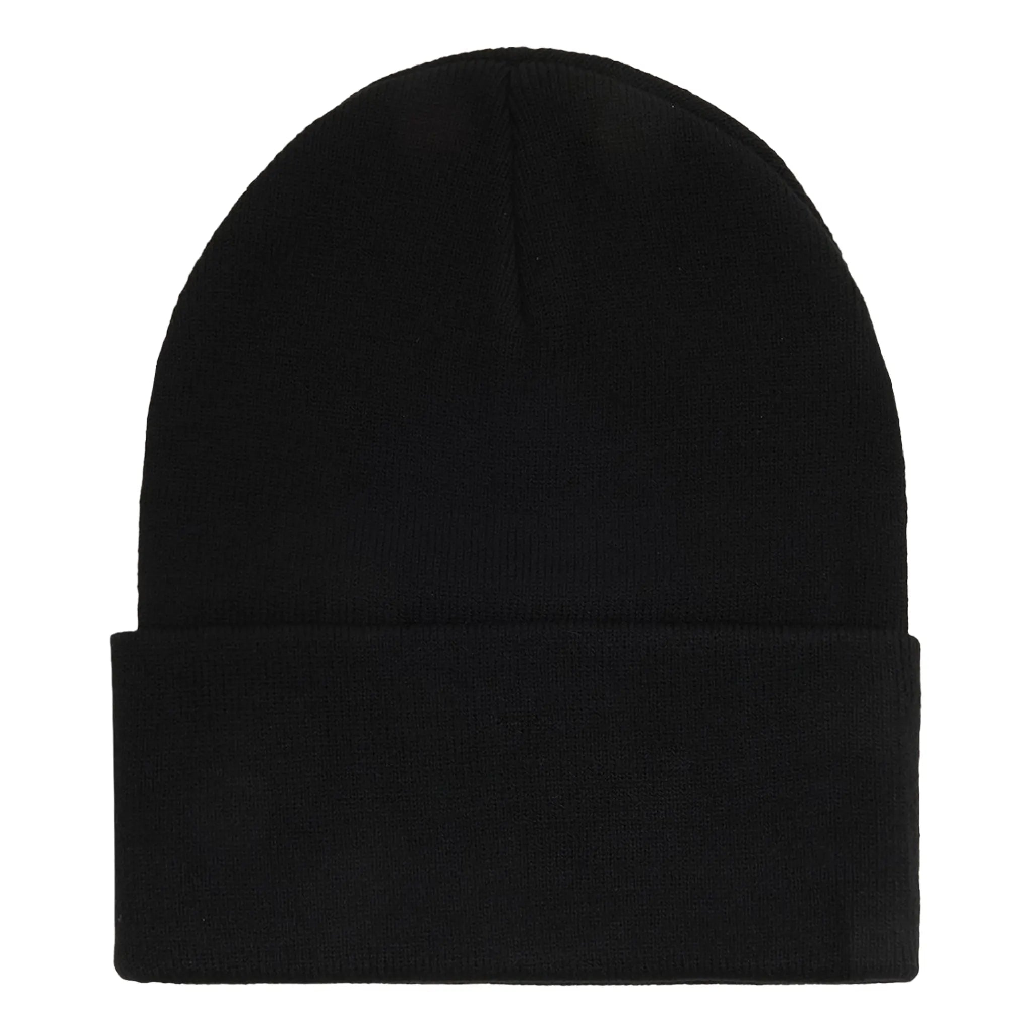 Back View of Sp5der Web Black Beanie 2406 1FW220702WB-BLAC